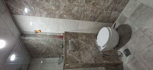 Bathroom in 4 BHK Apartment at Golf Edge, Gachibowli – for Rent