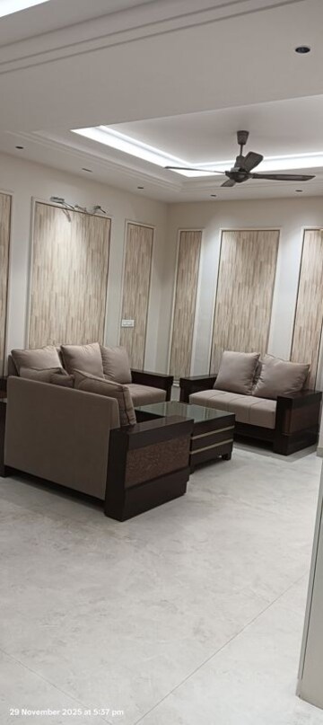 Living Room in 3.5 BHK Builder Floor at Panchkula Urban Estate – for Rent