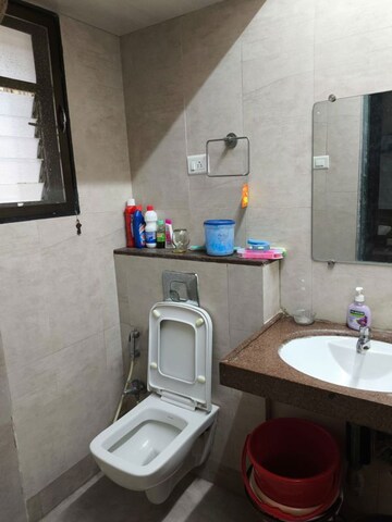 Bathroom in 3 BHK Apartment at Godrej Central, Chembur – for Rent
