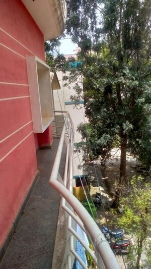 Balcony in 2 BHK Builder Floor at Hsr Layout – for Rent