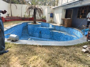Swimming Pool in 6 BHK Independent House at Lotus Villa Banjara Hills, Banjara Hills – for Sale