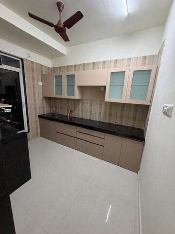 Kitchen in 3 BHK Apartment at Sheth Zuri, Laxmi Nagar – for Rent