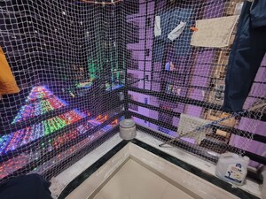 Balcony in 3 BHK Apartment at Jahangirpura – for Rent