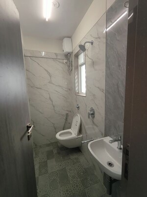 Bathroom in 1 BHK Apartment at Adityaraj Shivraj, Vikhroli East – for Rent