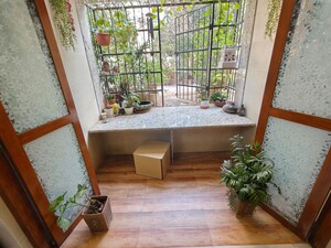 Balcony in 2 BHK Apartment at Raunak Unnathi Gardens, Pokhran Road No One – for Rent