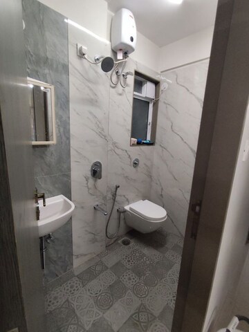 Bathroom in 2 BHK Apartment at Adityaraj Shivraj, Vikhroli East – for Rent