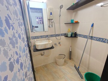 Bathroom in 2 BHK Apartment at Raunak Unnathi Gardens Phase II, Pokhran Road No One – for Rent