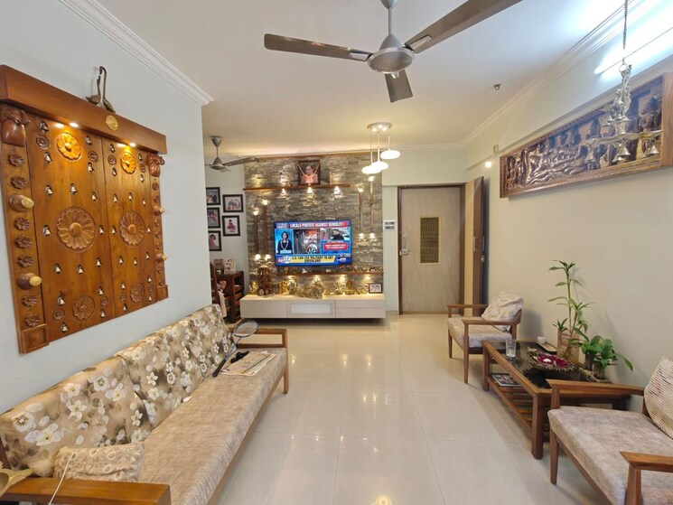 Living Room, raunak-unnathi-gardens 2 Bedroom 700 Sq.Ft. Apartment In Pokhran Road No One Thane 9833333