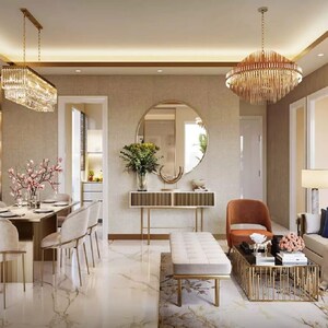 Living Room in 2 BHK Apartment at M3M GIC, Western Peripheral Expressway – for Sale