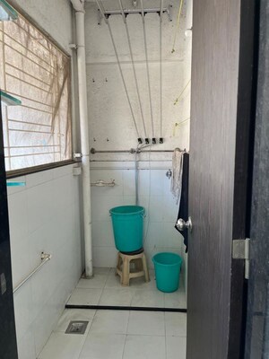 Bathroom in 2 BHK Apartment at Builders Combine Bella Vista, Bavdhan – for Rent