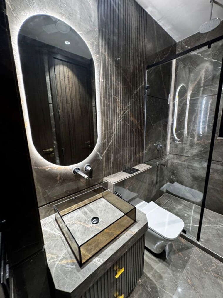 Bathroom, greater kailash ii 4 Bedroom 2700 Sq.Ft. Builder Floor In Greater Kailash ii Delhi 9833401