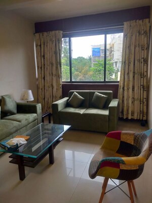 Living Room in 2 BHK Apartment at Marita Apartment, Pali Hill – for Rent