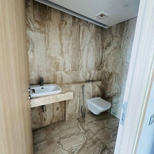 Bathroom in 4 BHK Apartment at Rustomjee Crown, Gokhale Road – for Rent