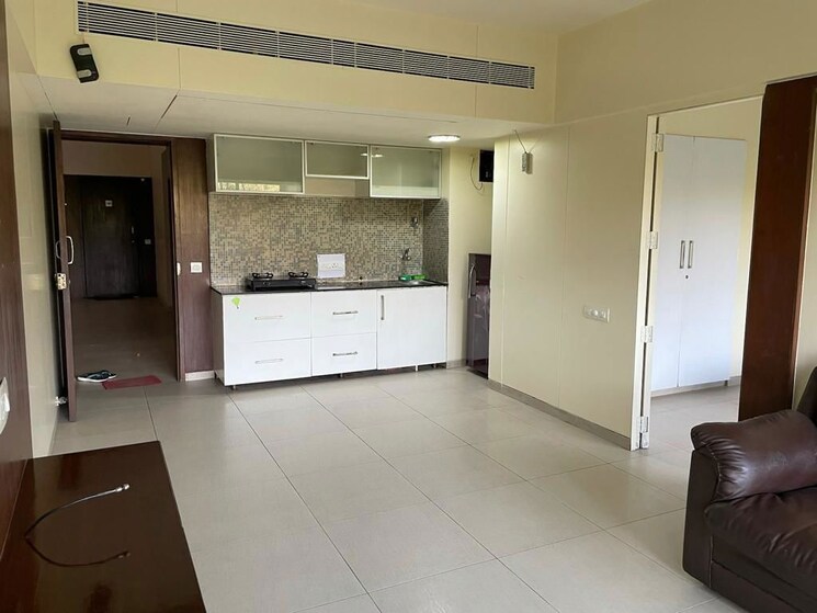 Kitchen, maple-wood 1 Bedroom 670 Sq.Ft. Apartment In Kalyani Nagar Pune 9833466