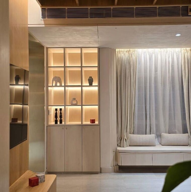 Living Room, sheth-beaumonte 4 Bedroom 2100 Sq.Ft. Apartment In Joglekar Nagar Mumbai 9833468