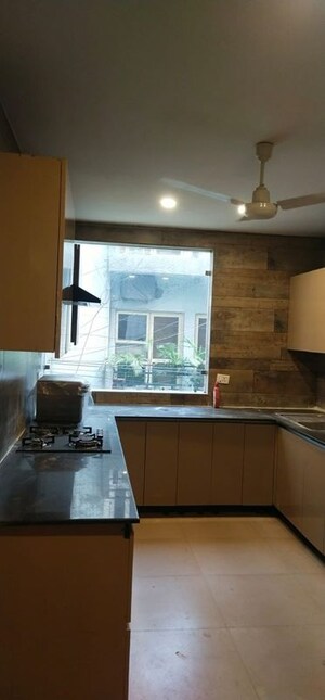Kitchen in 4 BHK Builder Floor at DLF Queens Court, Chittaranjan Park – for Rent