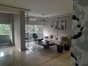 Living Room in 2 BHK Apartment at S Raheja New Light, Khar West – for Sale