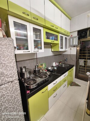 Kitchen in 1 BHK Apartment at Shreeji Residency Kalwa, Kalwa – for Sale
