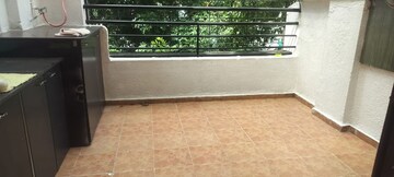 Balcony in 2 BHK Apartment at Castle Ascot Apartment, Baner – for Rent