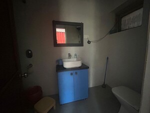 Bathroom in 3 BHK Builder Floor at Panchsheel Enclave – for Rent