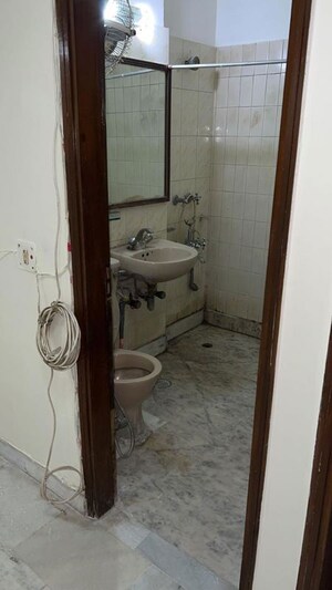 Bathroom in 3.5 BHK Builder Floor at Panchsheel Park – for Sale