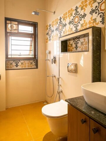 Bathroom in 2 BHK Apartment at Gurudev Apartment, Prabhadevi – for Rent