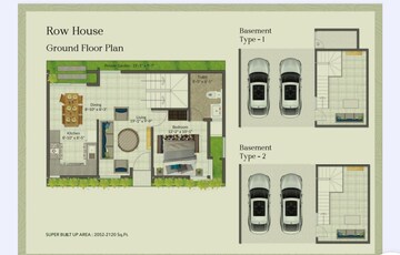 Floor Plan in 4 BHK Villa at Aratt Cityscape, Budigere Road – for Sale