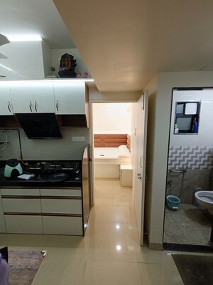Kitchen in 1 BHK Apartment at Goregaon West View CHS, Goregaon West – for Rent