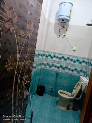 Bathroom in 1 RK Builder Floor at Gomti Nagar – for Rent