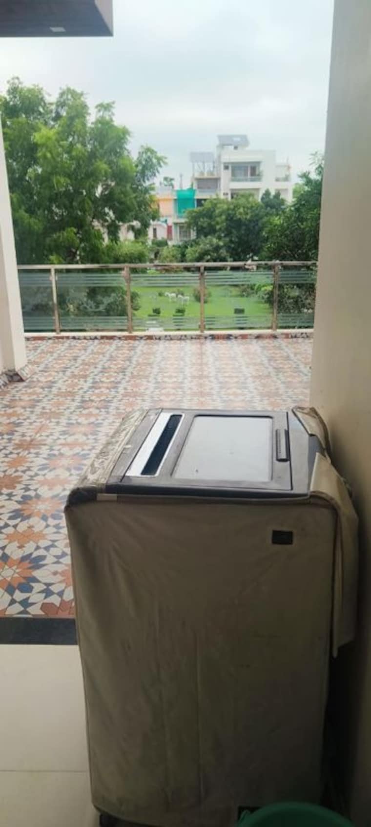 Balcony, gomti nagar 1 RK 400 Sq.Ft. Builder Floor In Gomti Nagar Lucknow 9833588