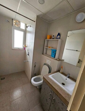 Bathroom in 3 BHK Apartment at Conscient Heritage Max, Sector 102 – for Rent
