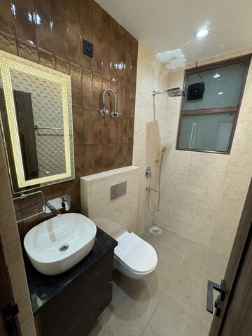 Bathroom in 3 BHK Apartment at East Of Kailash – for Sale