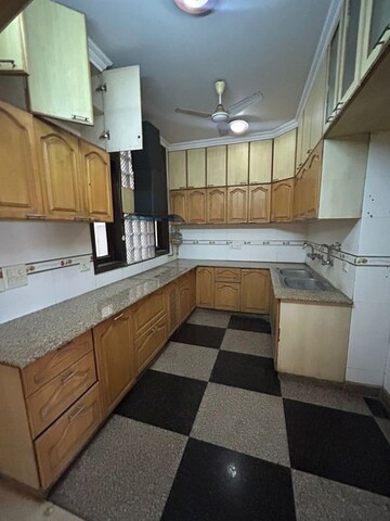Kitchen in 3 BHK Builder Floor at South Extension ii – for Rent