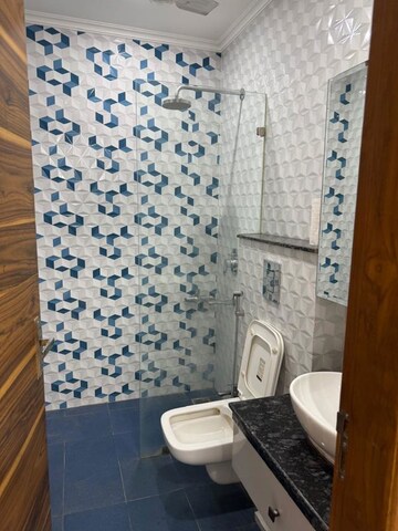 Bathroom in 3 BHK Builder Floor at Chittaranjan Park – for Rent