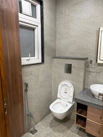 Bathroom in 3 BHK Builder Floor at Chittaranjan Park – for Rent
