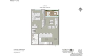 Floor Plan in 1 BHK Apartment at Vajarahalli – for Sale