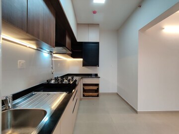 Kitchen in  Apartment at Bhartiya City Leela Residences, Thanisandra Main Road – for Rent