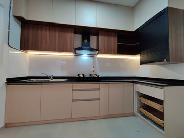 Kitchen in  Apartment at Bhartiya City Leela Residences, Thanisandra Main Road – for Rent