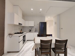 Kitchen in 1 BHK Apartment at Bhartiya City Leela Residences, Thanisandra Main Road – for Rent
