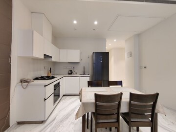 Kitchen in 1 BHK Apartment at Bhartiya City Leela Residences, Thanisandra Main Road – for Rent
