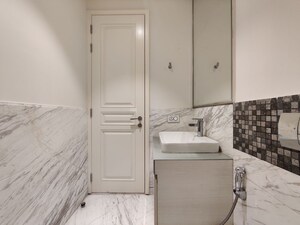 Bathroom in 1 BHK Apartment at Bhartiya City Leela Residences, Thanisandra Main Road – for Rent