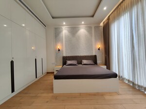 Living Room in 1 BHK Apartment at Bhartiya City Leela Residences, Thanisandra Main Road – for Rent