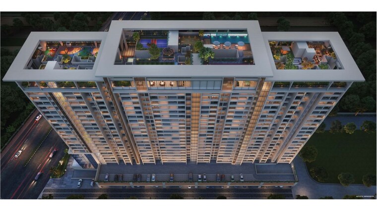 Exterior View, chandrarang-10-elite-akasa 3 Bedroom 1050 Sq.Ft. Apartment In Pimple Gurav Pune 9833708