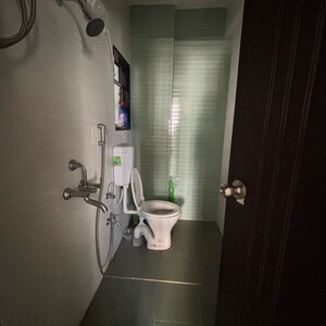 Bathroom in 1 BHK Apartment at Lalani Valentine Apartment 1 Wing D, Riddhi Gardens – for Rent