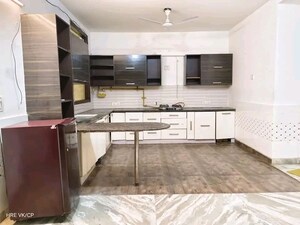 Kitchen in 2 BHK Builder Floor at Chattarpur – for Rent