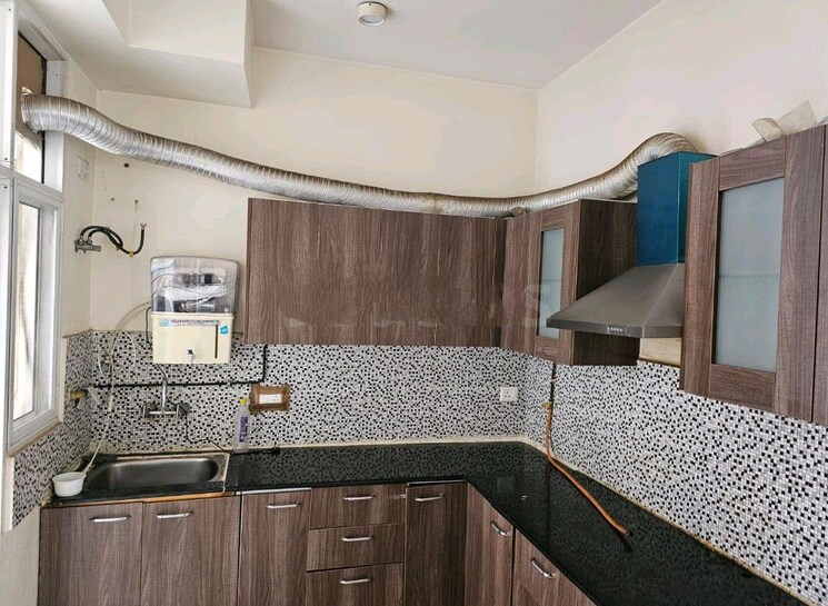 Kitchen, jm-aroma 3 Bedroom 1550 Sq.Ft. Apartment In Sector 75 Noida 9833818
