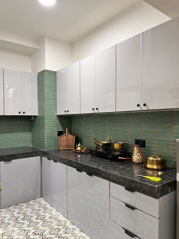 Kitchen in Studio Apartment at Purva Silversands, Mundhwa – for Rent