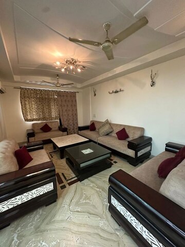 Living Room in 4 BHK Apartment at Anand Niketan CGHS, Sector 52 – for Rent