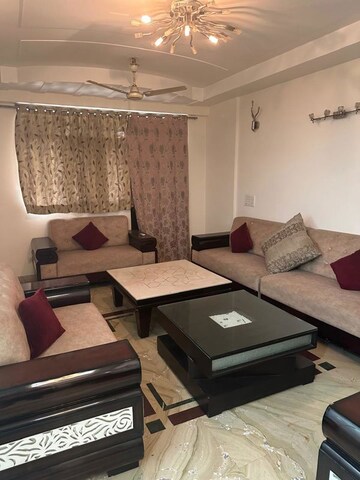 Living Room in 4 BHK Apartment at Anand Niketan CGHS, Sector 52 – for Rent