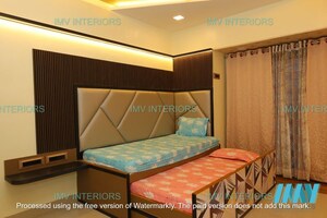Bedroom in 3 BHK Apartment at Bharat Shiv Sai Paradise, Majiwada – for Sale